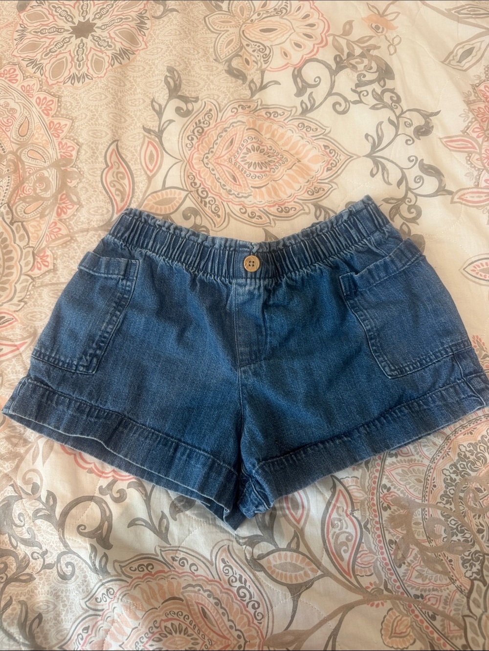 Old Navy Elastic-Waist Denim Shorts - Blue